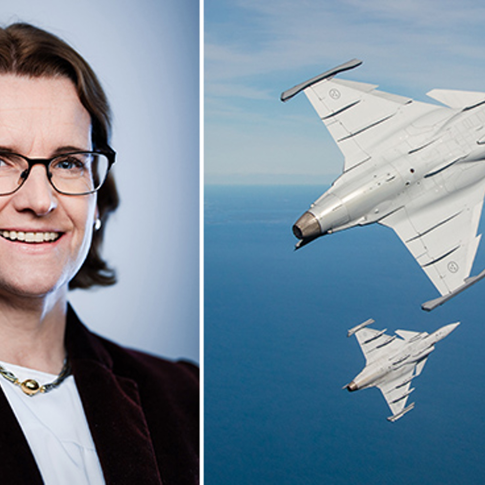 Lena Eliasson, personaldirektör på Saab. Foto: Saab AB